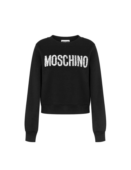 Moschino sweat femme noir imprimé | choixmode.fr