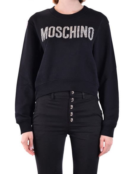 Moschino sweat femme noir imprimé | choixmode.fr