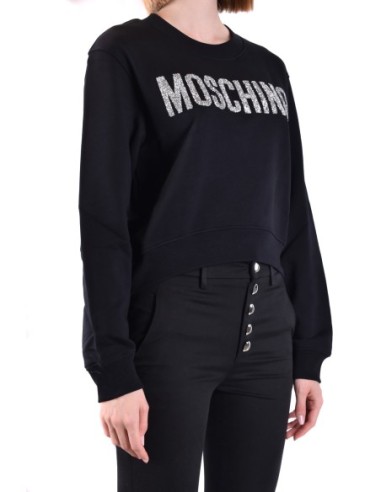 Moschino sweat femme noir imprimé | choixmode.fr