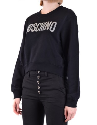 Moschino sweat femme noir imprimé | choixmode.fr