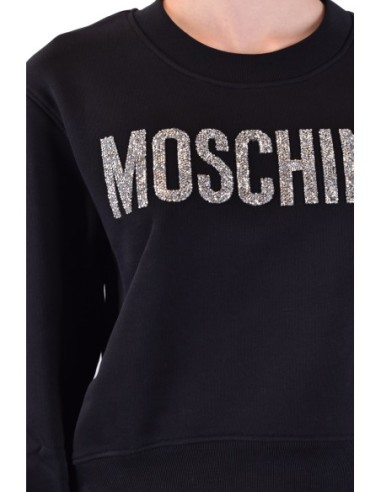Moschino sweat femme noir imprimé | choixmode.fr