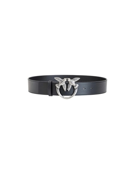 Pinko ceinture femme noire cuir | choixmode.fr