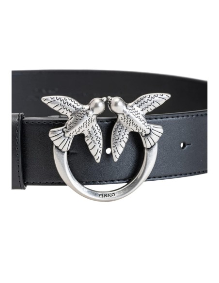Pinko ceinture femme noire cuir | choixmode.fr