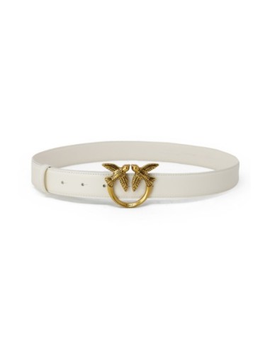 Pinko ceinture femme blanche cuir premium | choixmode.fr