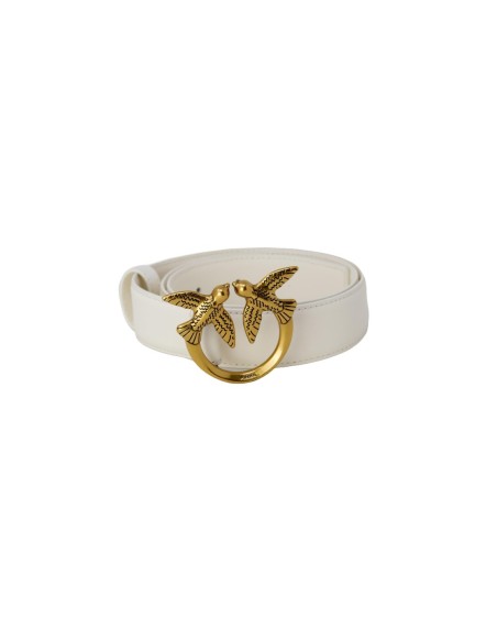Pinko ceinture femme blanche cuir premium | choixmode.fr