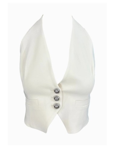 Pinko gilet femme blanc moderne | choixmode.fr