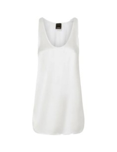 Pinko débardeur femme blanc soie | choixmode.fr