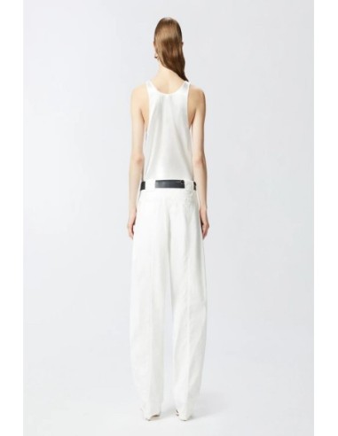 Pinko débardeur femme blanc soie | choixmode.fr