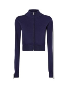 Pinko sweat femme bleu zippé | choixmode.fr