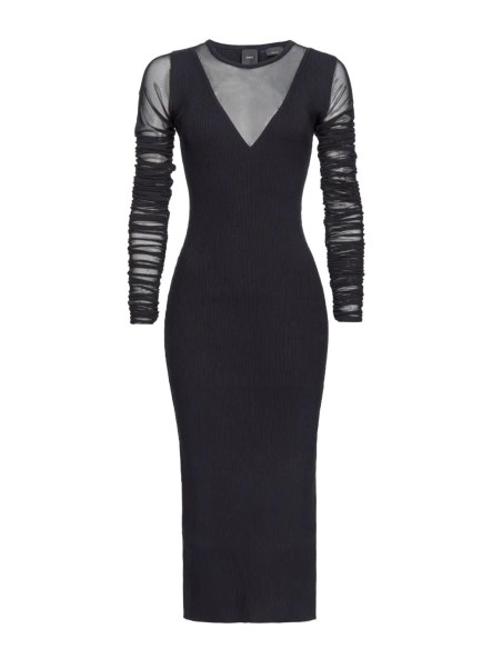 Pinko robe femme noire fluide | choixmode.fr