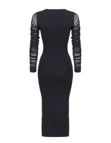 Pinko robe femme noire fluide | choixmode.fr