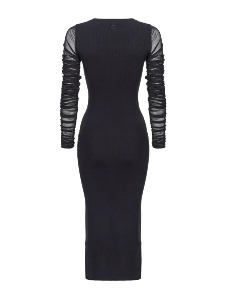 Pinko robe femme noire fluide | choixmode.fr