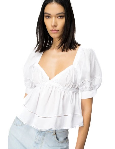 Pinko blouse femme blanche coton | choixmode.fr