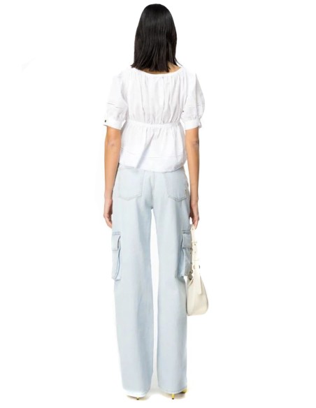 Pinko blouse femme blanche coton | choixmode.fr