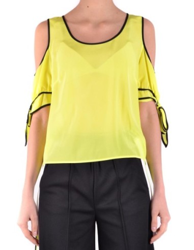 Pinko blouse femme jaune soie | choixmode.fr
