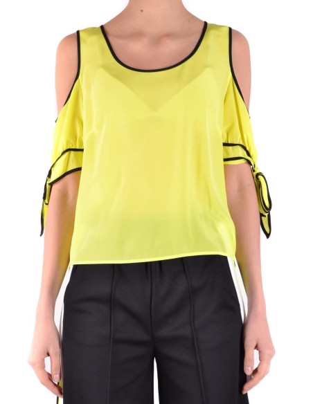 Pinko blouse femme jaune soie | choixmode.fr