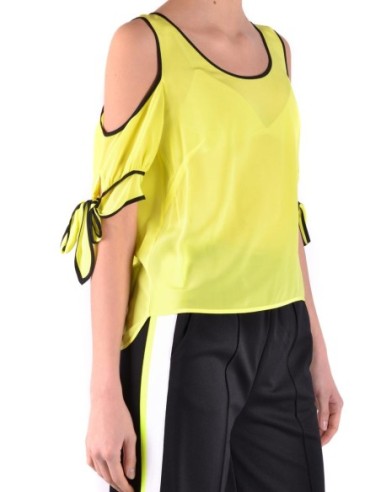 Pinko blouse femme jaune soie | choixmode.fr