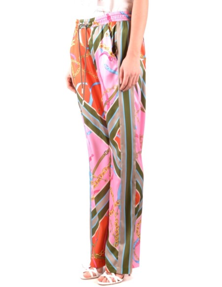Pinko pantalon femme rose imprimé | choixmode.fr