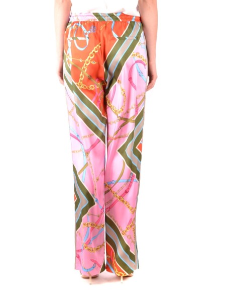 Pinko pantalon femme rose imprimé | choixmode.fr