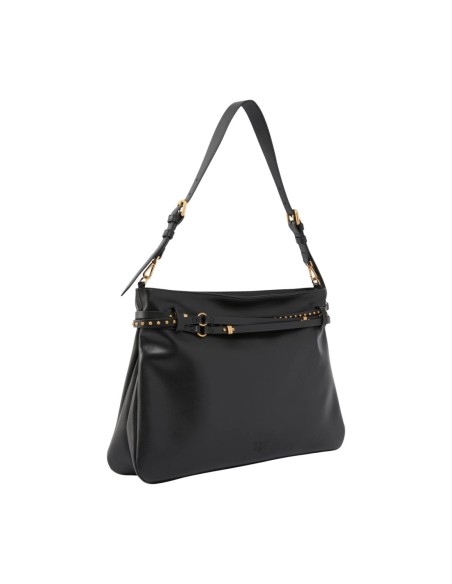 Pinko sac femme noir bandoulière cuir | choixmode.fr