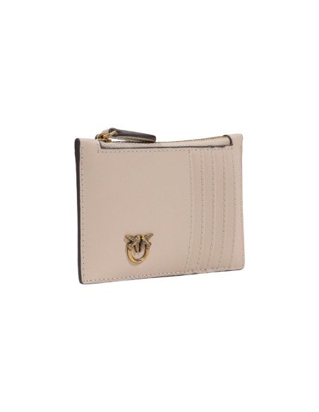 Pinko portefeuille femme gris cuir | choixmode.fr