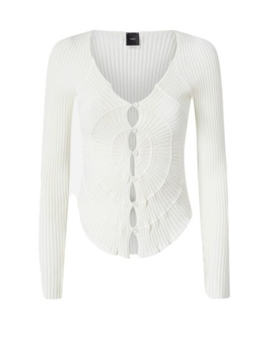 Pinko cardigan femme blanc élégant | choixmode.fr