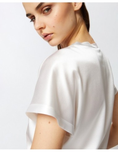 Pinko blouse femme blanche soie stretch | choixmode.fr