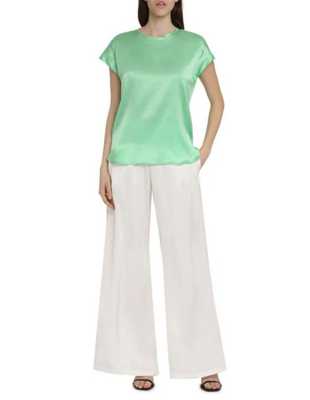 Pinko blouse femme verte soie | choixmode.fr