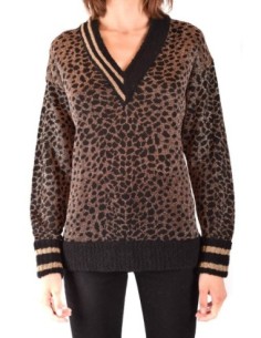 Pinko pull femme marron léopard | choixmode.fr