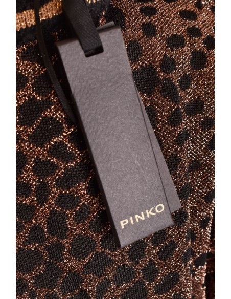 Pinko pull femme marron léopard | choixmode.fr
