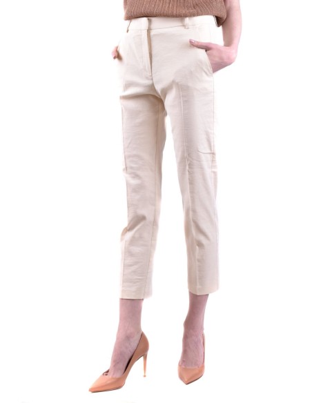 Pinko pantalon femme blanc lin | choixmode.fr