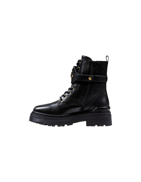 Pinko bottines femme noires cuir | choixmode.fr