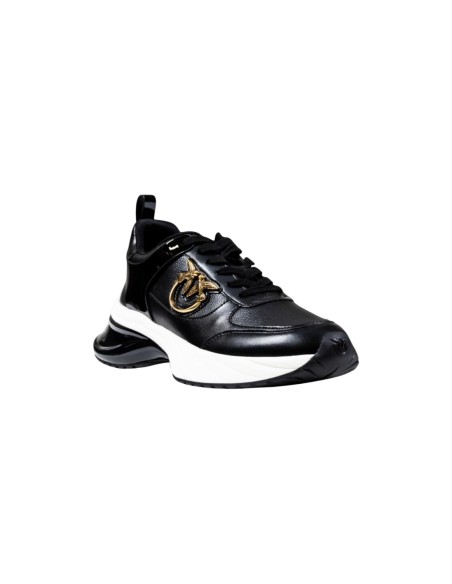 Pinko baskets femme noires cuir | choixmode.fr