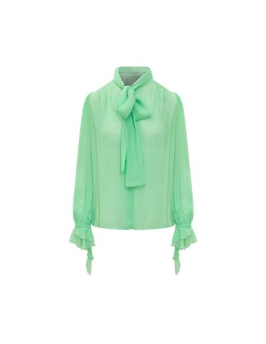 Pinko chemise femme verte fluide | choixmode.fr
