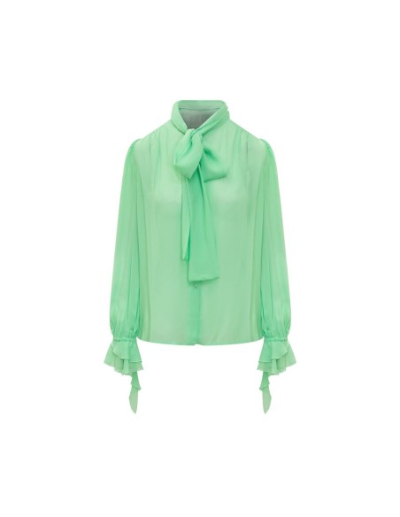 Pinko chemise femme verte fluide | choixmode.fr