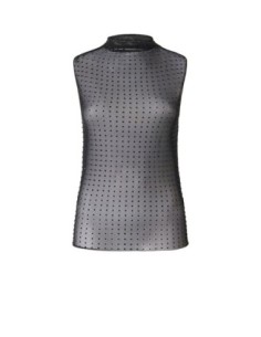 Pinko top femme noir sans manches | choixmode.fr
