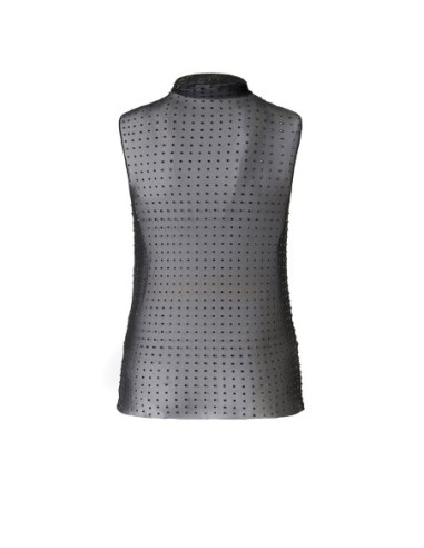 Pinko top femme noir sans manches | choixmode.fr