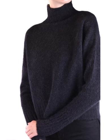 Pinko pull femme noir laine col montant | choixmode.fr