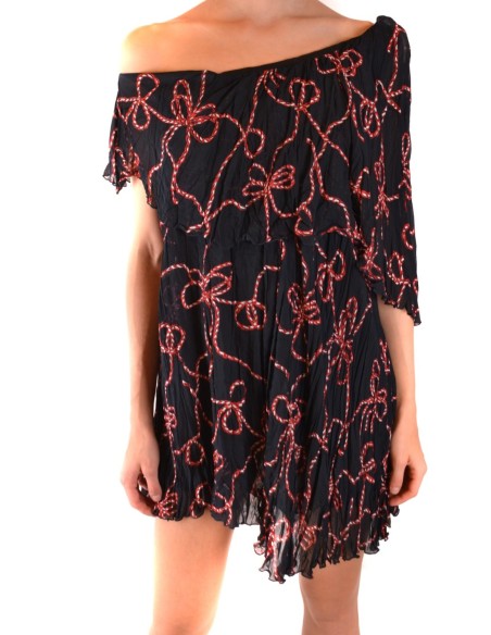 Pinko robe femme noire imprimée | choixmode.fr