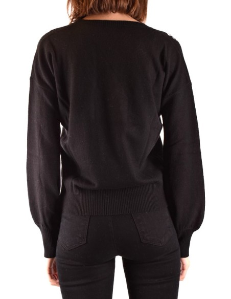 Pinko pull femme noir col V | choixmode.fr