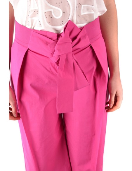 Pinko pantalon femme fuchsia coton | choixmode.fr