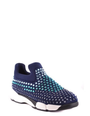 Pinko baskets femme bleu strass | choixmode.fr