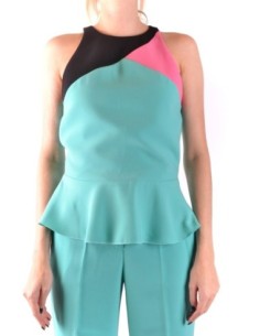 Pinko top femme vert sans manches | choixmode.fr