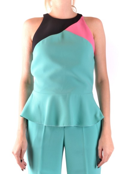 Pinko top femme vert sans manches | choixmode.fr
