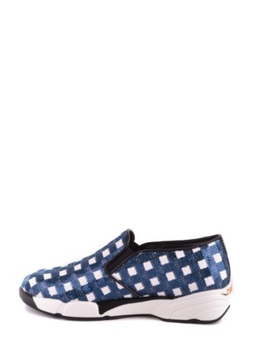 Pinko baskets femme bleu tissu | choixmode.fr