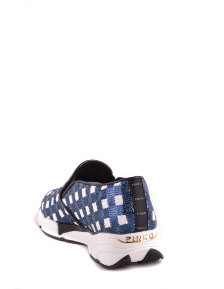 Pinko baskets femme bleu tissu | choixmode.fr
