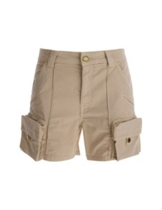 Pinko short femme beige coton | choixmode.fr