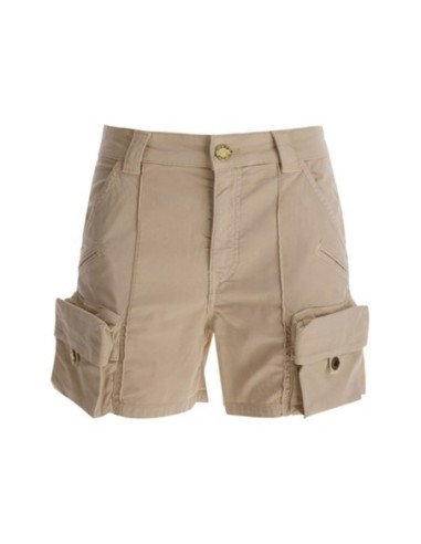 Pinko short femme beige coton | choixmode.fr