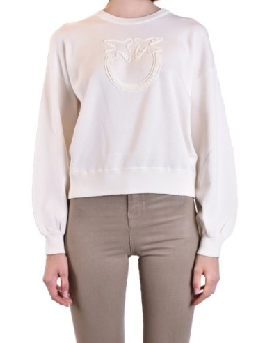 Pinko sweat femme blanc col rond | choixmode.fr