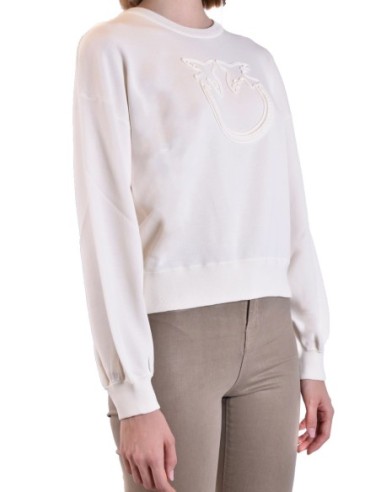Pinko sweat femme blanc col rond | choixmode.fr